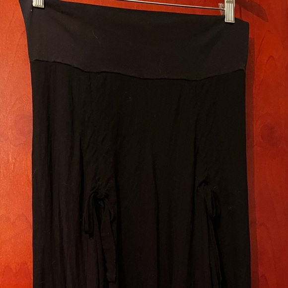 KATHMANDU IMPORTS Boho Flared Smocked Pants Sz Medium/Large Women - Picture 4 of 7